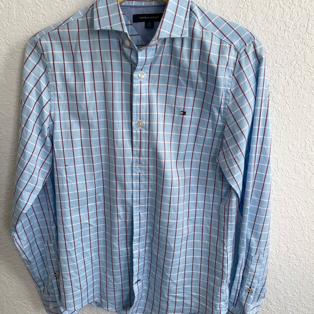 Tommy Hilfiger mens small long sleeve shirt